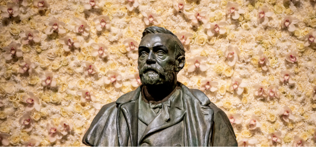 Busto di Alfred Nobel.